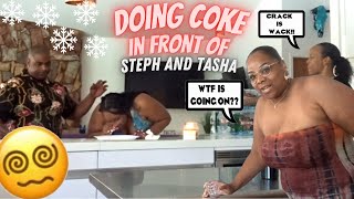 C0CAINE PRANK!! ON @StephandTasha AND @RhondasRealTalk