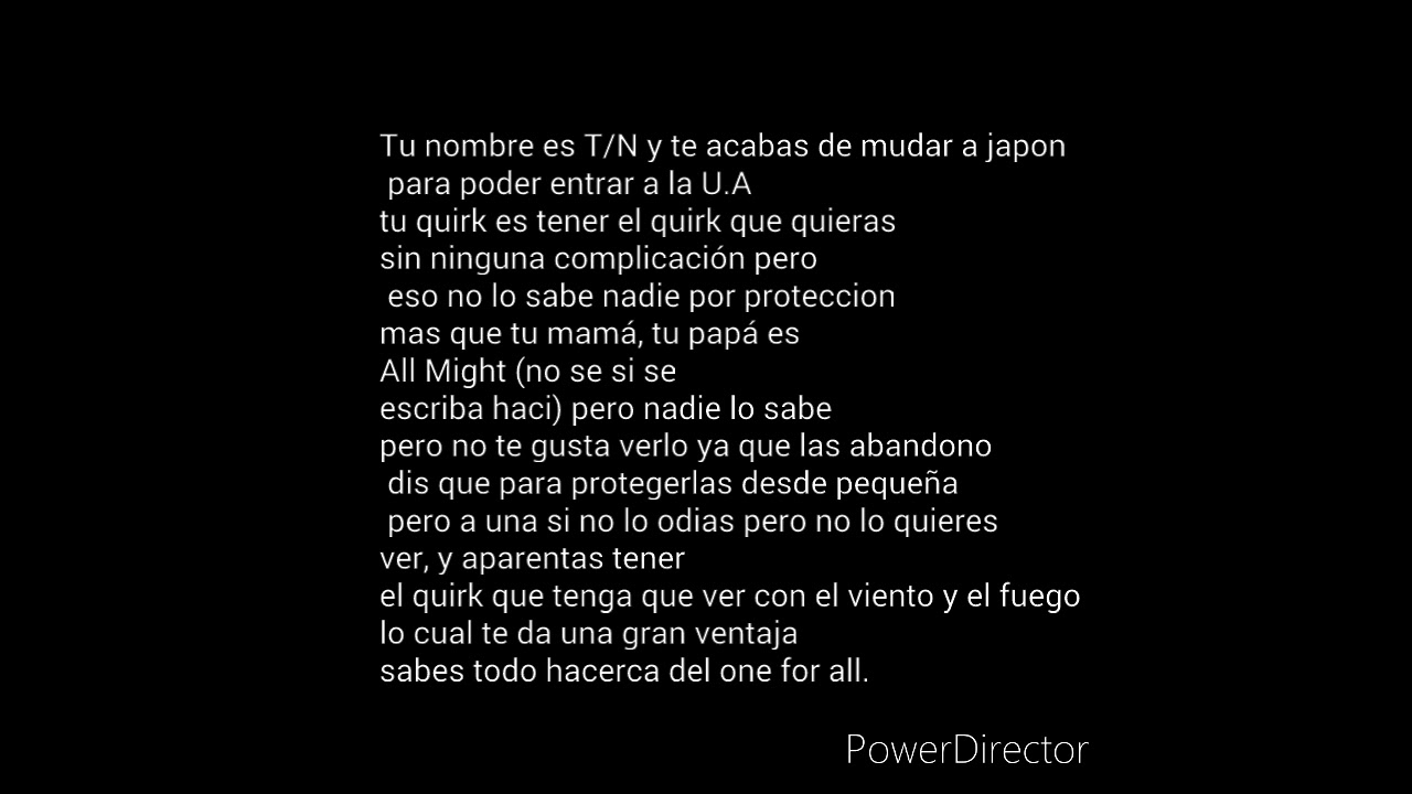 Imagina con bnha cap 1