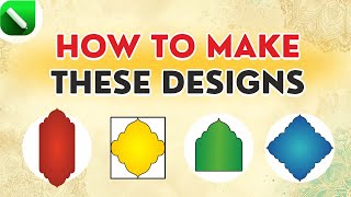 Islamic Shapes Design in CorelDraw | Pattern Design in CorelDraw | CorelDraw Tutorial