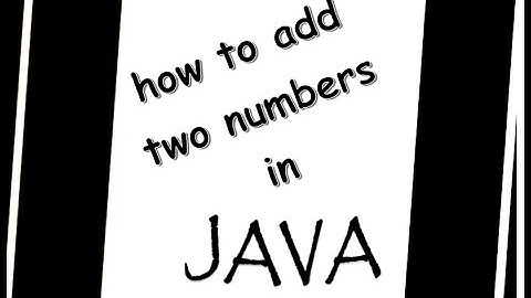 Add two numbers in JAVA| using Scanner