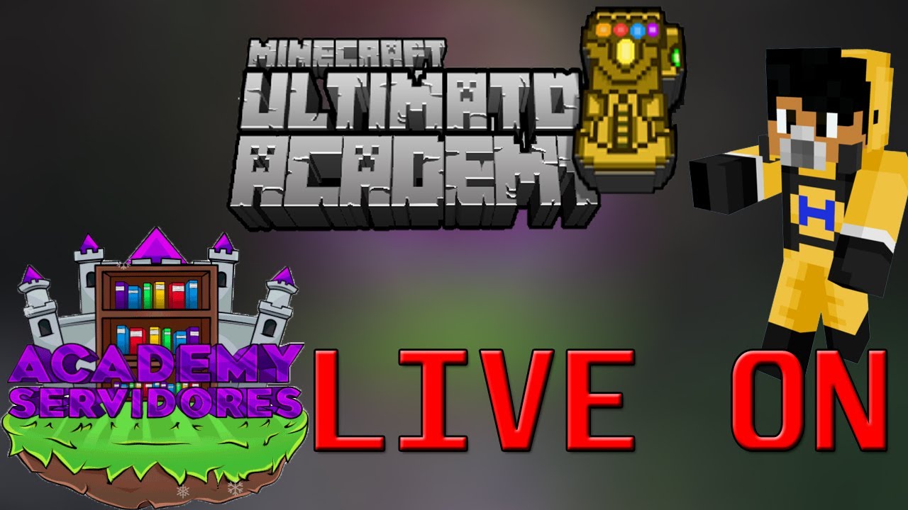 MINECRAFT ULTIMATO SERVER NOVO ACADEMY PIRATA E ORIGINAL - YouTube