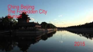 2015 China Beijing The Forbidden City Sunset