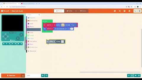 HOW TO CREATE A PLATFORMER IN ARCADE.MAKECODE.COM part 1