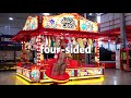 The latest outdoor carnival game booth,4sided carnivalgame smash cans