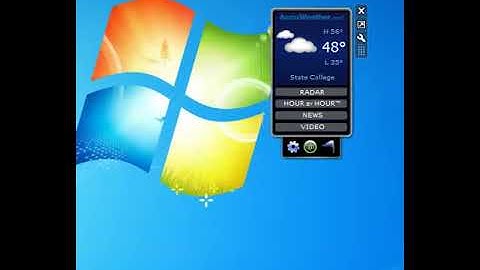 AccuWeather Radar For Windows 7 Gadget
