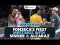 Fonseca's FIRST Meetings With Sinner &amp; Alcaraz 🍿 | Miami &amp; Indian Wells 2026