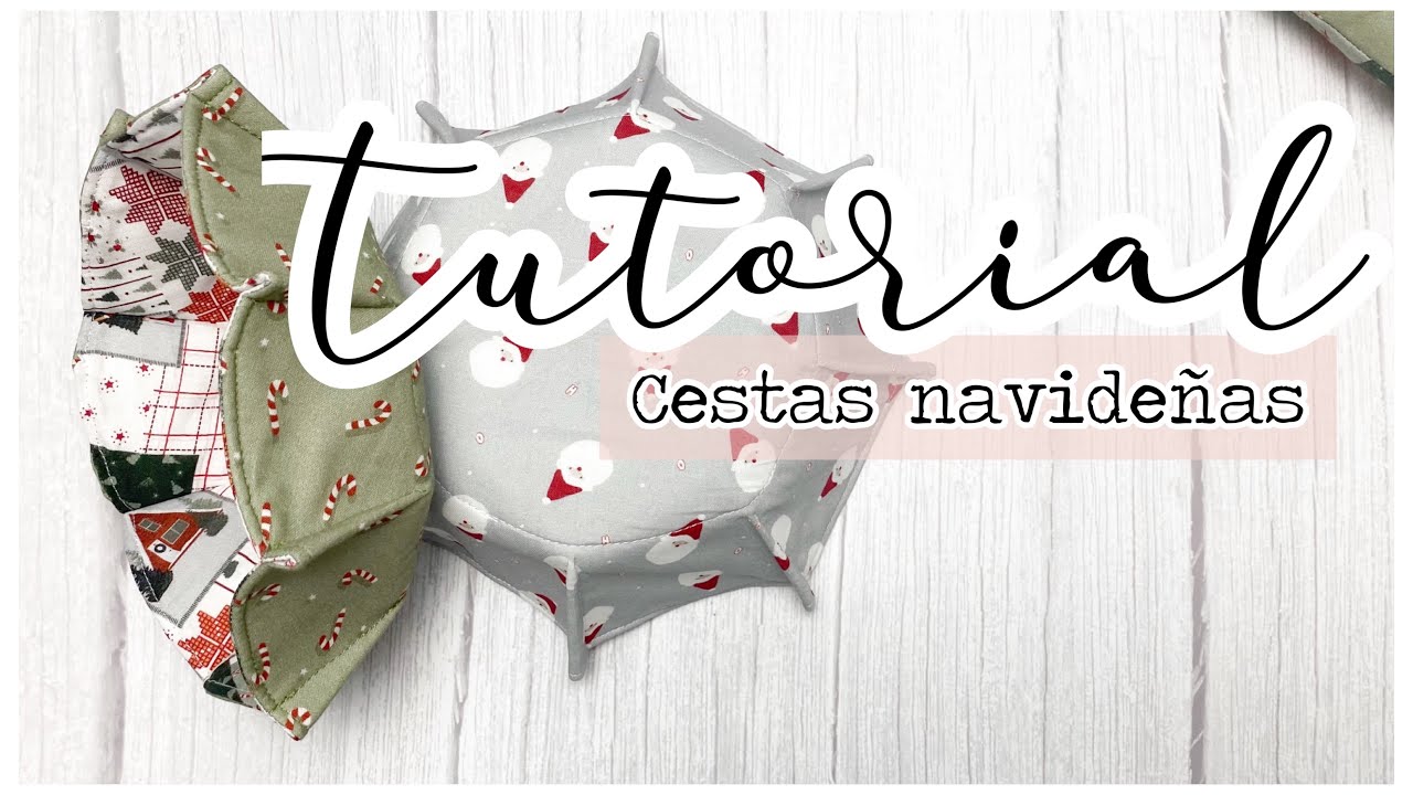 🤍 CESTAS multiusos - PANERA para navidad 🎄- Muy fácil !