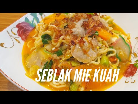 Seblak Mie Kuah Pedas Youtube