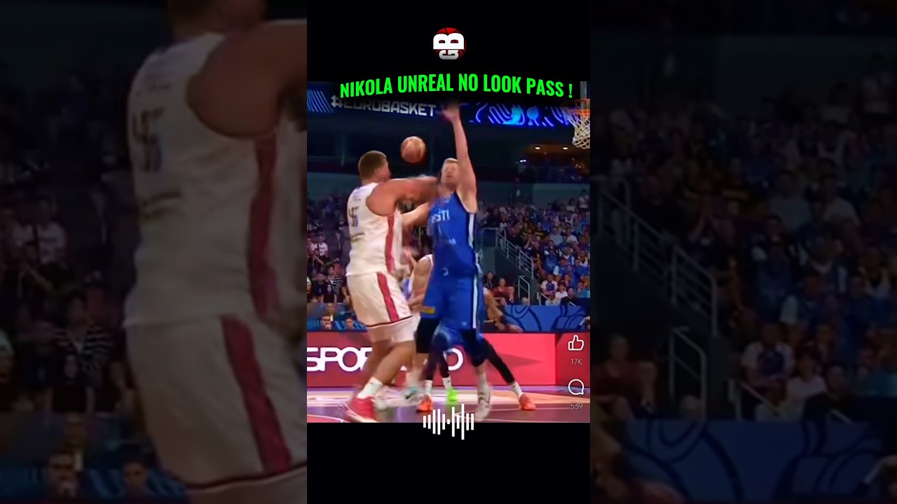 Nikola Jokic is a MAGICIAN! 🥶🔥😤 #nikolajokic #jokic #fibaeuropecup