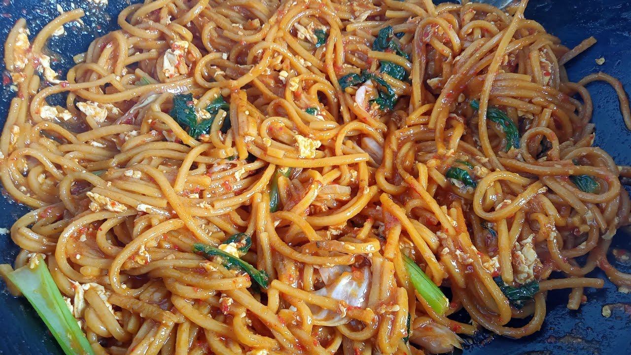 Cara Masak Mie Gomak Goreng Nyemek Atau Mie Lidi Khas Medan Dengan