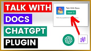How To Use Talk With Docs ChatGPT Plugin?