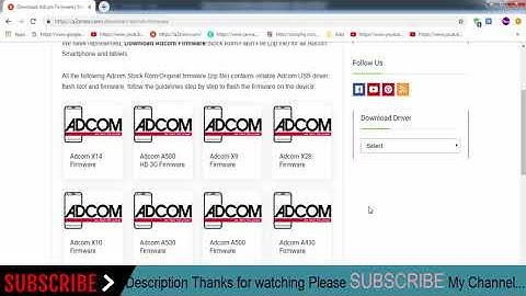 Download Adcom all Models Stock Rom Flash File & tools (Firmware) For Update Adcom Android Device