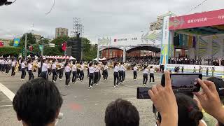 日本京都橘高校吹奏楽部 國慶預演 part 1   20221007 @總統府