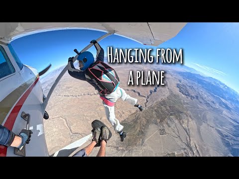 Hanging from a Plane Over the Sierras | Bucket List Skydive | GoPro POV