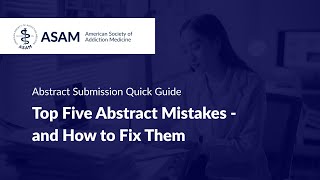 Top Five Abstract Mistakes – and How to Fix Them