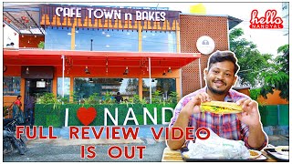 Cafe Town n Bakes Full Review Video by Hello Nandyal 👈🏻 👌🏻 🔥