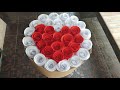 ช่อดอกไม้กระดาษ/paper flowers (หัวใจวาเลนไทน์) l แม่เนย น้องพอสDIY