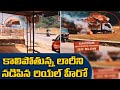 Man drives burning truck to safety, video goes viral
