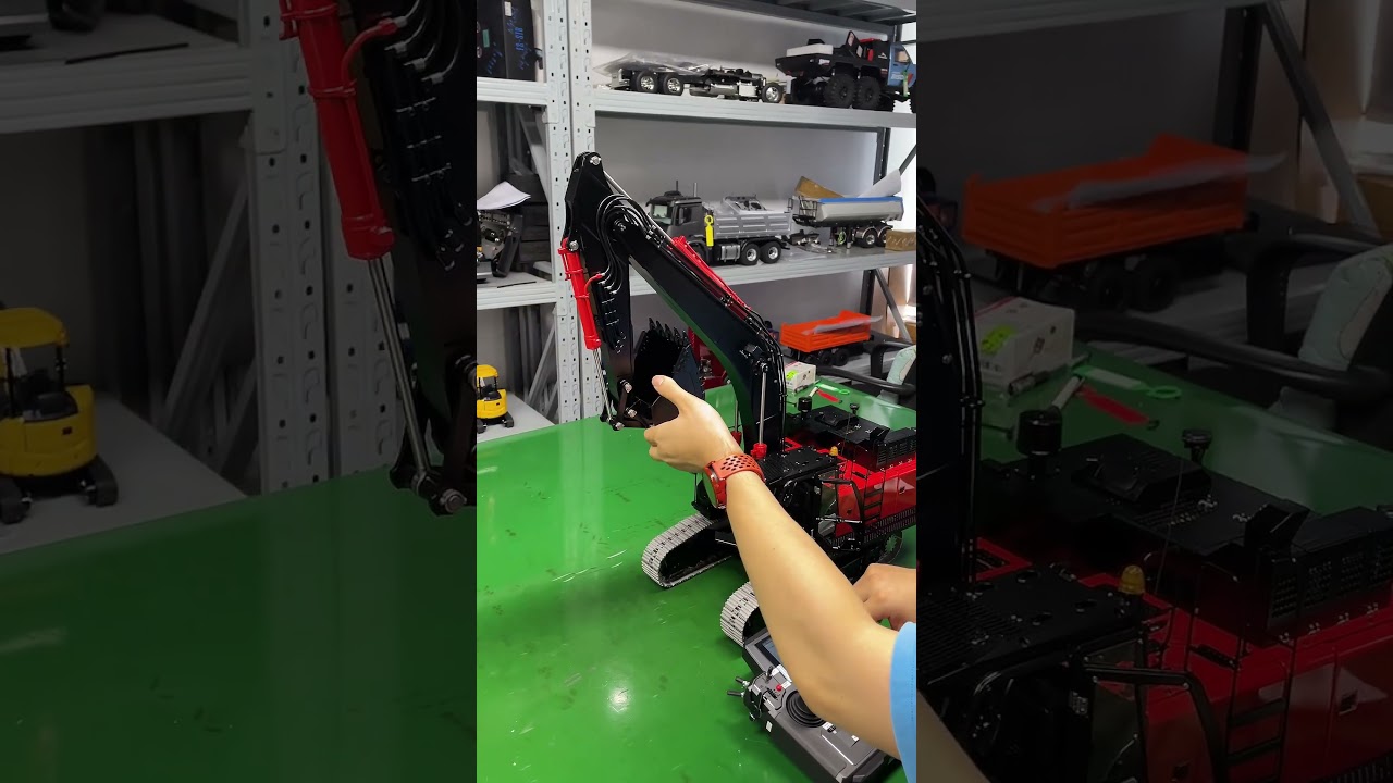 RC EXCAVATOR HYDRAULIC MAINTENANCE: HOW TO DRAIN AND REFILL OIL ON  LESU 1/14 Excavator ZX490!