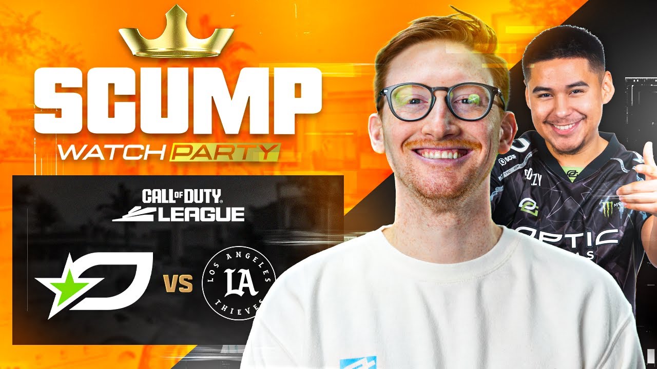 🔴LIVE - SCUMP WATCH PARTY!! OpTic TEXAS vs LA THIEVES  CDL MAJOR 1 QUALIFIERS WEEK 4