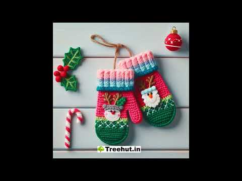 Crochet Christmas Gloves Ideas | Handmade Holiday Accessories