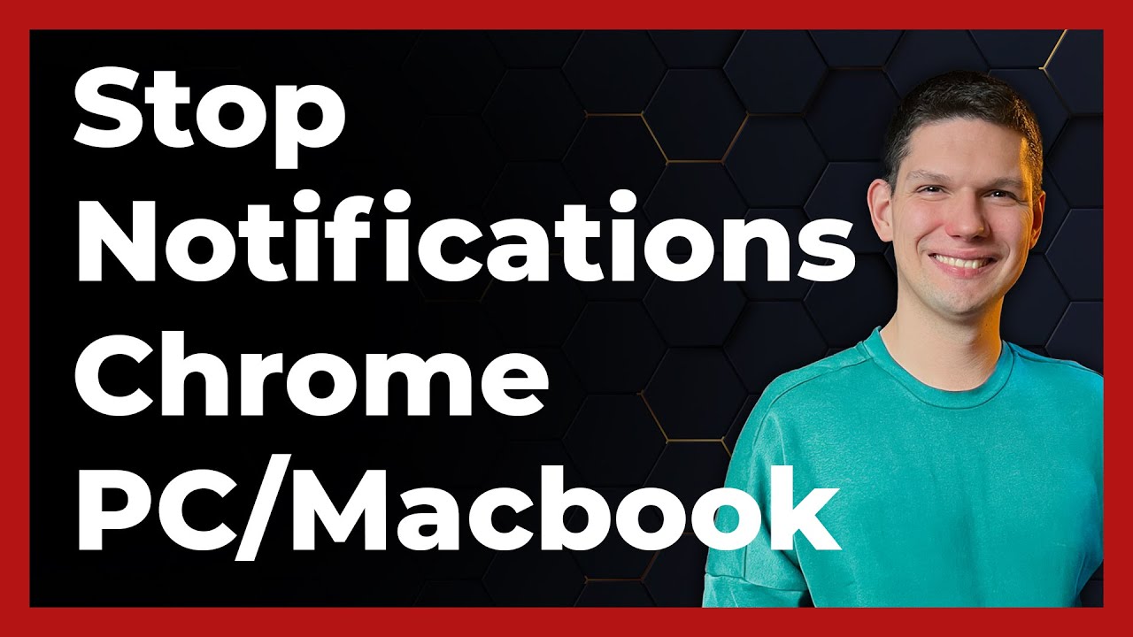 How To Stop Notifications On Chrome In PC Or Macbook - YouTube