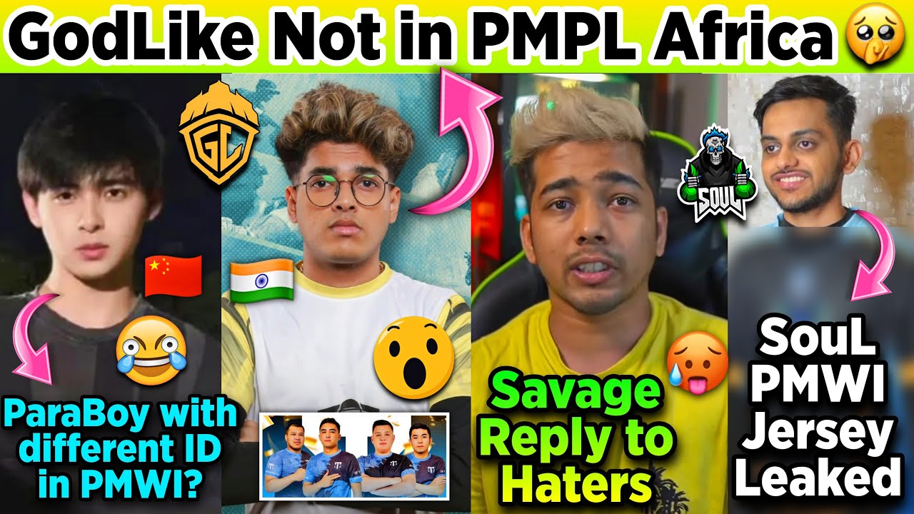 PARABOY in PMWI ? | GODL Not in PMPL Africa 🇿🇦 SouL PMWI Jersey Leaked❤️ | Scout Savage REPLY