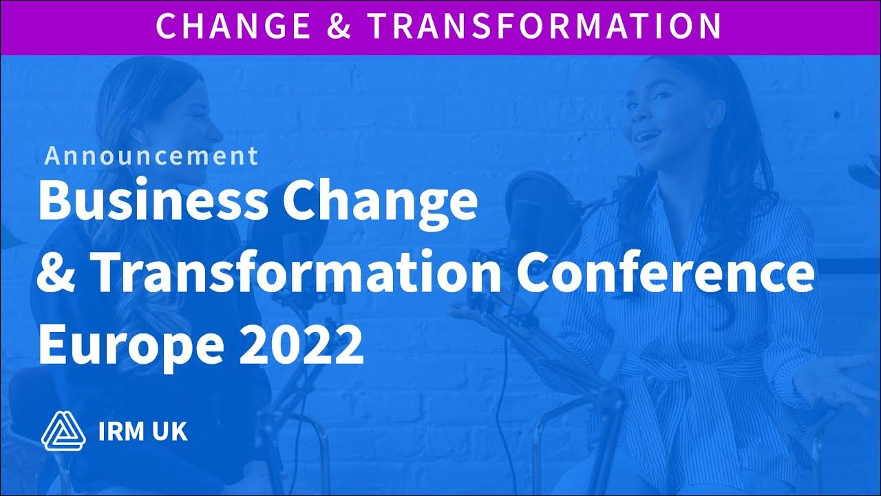 Business Change and Transformation Conference Europe YouTube