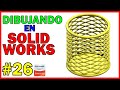 Dibujando en SOLIDWORKS - 26 - Lapicero de malla