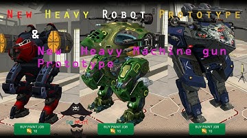[Test Server War Robot 2.8.0] New Heavy Bot and Heavy Machine Gun! (Android & iOS)