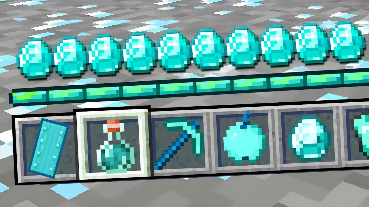 ¡TODO es de DIAMANTE en Minecraft!
