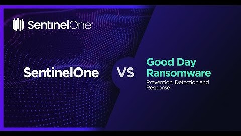 Ransomware Demo: SentinelOne vs. Good Day Ransomware - Detection and Mitigation