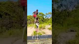 Banna tribes  in omo  valley ,kids love walking on sticks, #omovalley #sports  #adventure #tribes