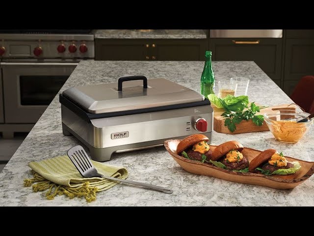 Electric Griddle Nonstick Wolf Gourmet Precision Griddle With Lid