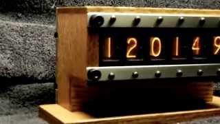 Clock with Vintage Edge Lit Displays by Sootikins 9,280 views 10 years ago 1 minute, 42 seconds