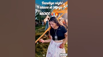 MINIVLOG❌️ garba night🔥💃✅️ #trending #viral #shorts #dbuu