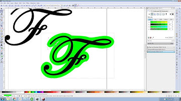 Creating a simple monogram in inkscape