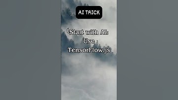 Tech Mastery: Kickstart AI with TensorFlow.js #AIBasics #TensorFlowJS
