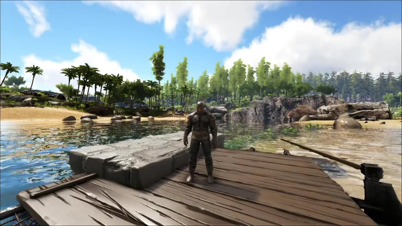 ARK German LetsPlay 1 Flo Bauen YouTube