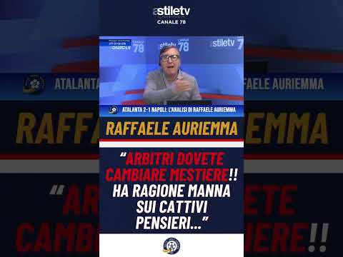 Video RAFFAELE : GLI ARBITRI IN SERIE A DEVONO CAMBIARE MESTIERE!!! ANDATE A ZAPPARE!