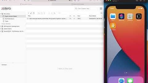 Using Open Access Helper (iOS) to quickly add bookmarks to Zotero