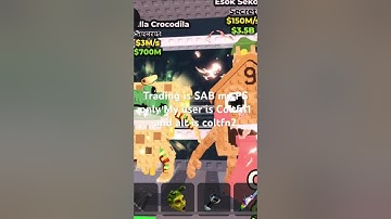 Trading is steal a brainrot #stealabrainrot #roblox #trading