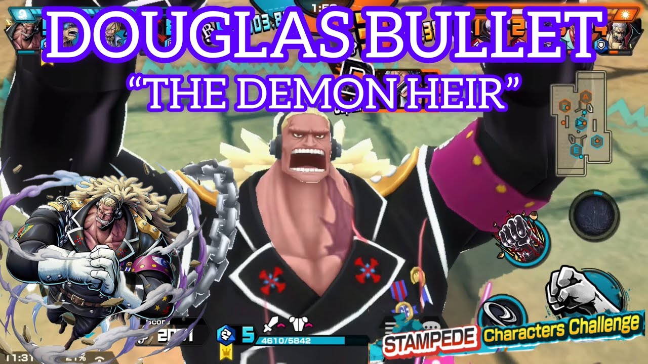 DOUGLAS BULLET GAMEPLAY ON CHALLENGE BATTLE!! ONE PIECE BOUNTY RUSH OPBR YouTube
