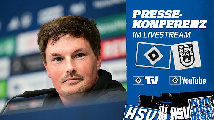 RE-LIVE: PRESSEKONFERENZ MIT MERLIN POLZIN I HSV vs. SSV Ulm 1846 I 33. Spieltag