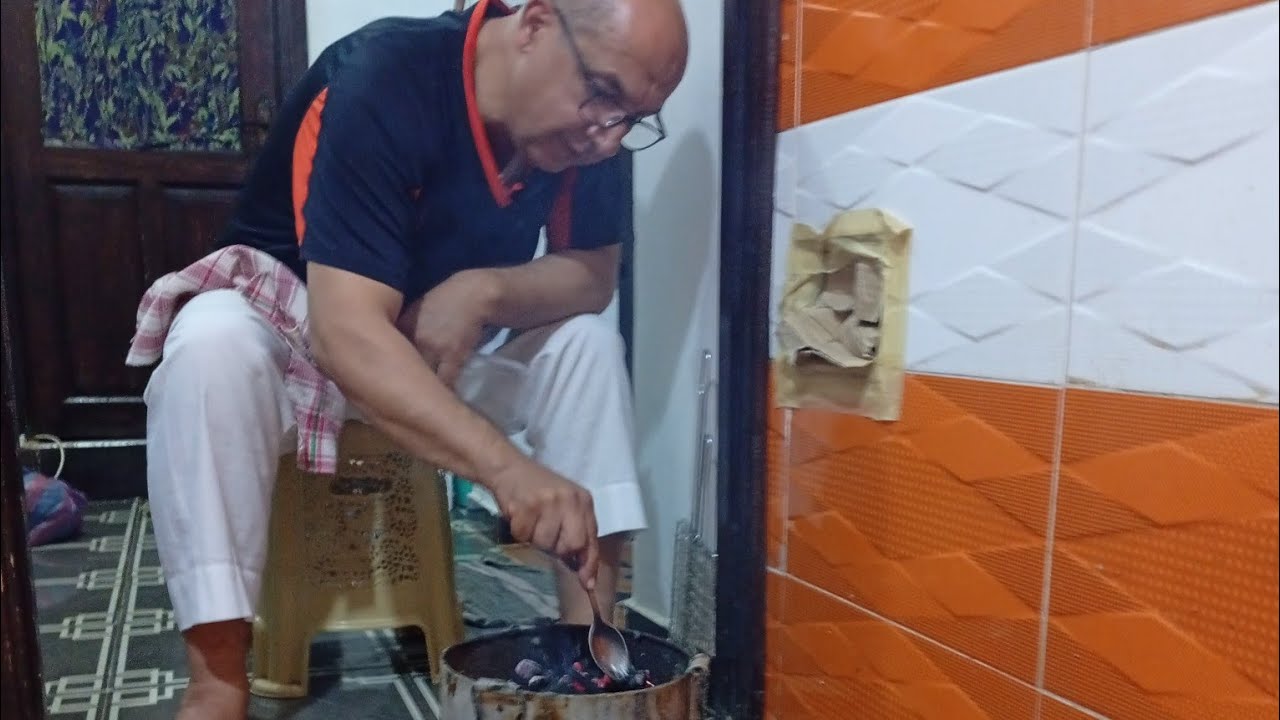 شواية تقليدي في جو عائلي 🔥🔥