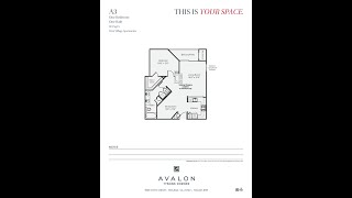 Contemporary 812 sq ft One Bedroom