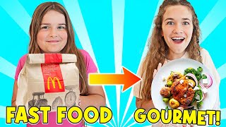 Transforming FAST FOOD Into A GOURMET MEAL!! | JKREW