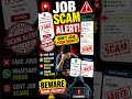 ⚠️ Beware of Fake Jobs! | WhatsApp Scam & Online Fraud Explained 🛑