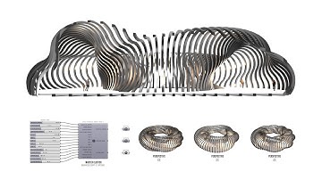 Rhino 8 Parametric Tutorial Toroidal Polygon Array Twist Architecture Grasshopper Script  Algorithm