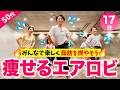 【17分で痩せるエアロビ】みんなで楽しく脂肪を燃やそう！おうちでリズム体操